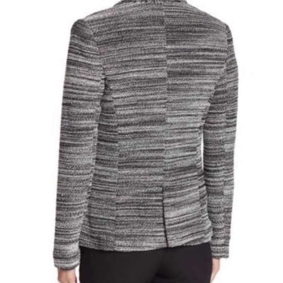 NWT Philosophy Button Front Grey/Black/White Blazer size Small - Picture 2 of 4